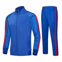 Outdoors Sports Suit Mens Breathable Casual Stitching Color Outfits Running Training Sportswears