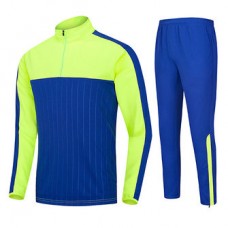 Outdoor sports Football Training Suit Casual Half Zipper Mens Long Sleeved Sportswears Suit