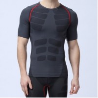 Short Sleeve Mens Professional Compression Tights Quick Dry Sports Breathable Bodybuilding Sportswear