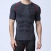 Short Sleeve Mens Professional Compression Tights Quick Dry Sports Breathable Bodybuilding Sportswear