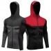 Men's Windproof Quick Drying Sports Jacket Coat Fitness Training Runing Leisure Zipper Hoodies