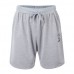 XS-5XL Mens Cotton Sports Shorts Elastic Waistband Zippered Pockets ShorT-pants With Drawstring