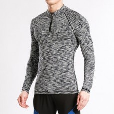 Mens Fitness Tight Sportswear Training Elastic Sport Slim Fit Pullover Sportswear