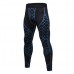 Mens Mesh Printing Patchwork Sport Pants Quick-drying Elastic Skinny Tights Bottoms