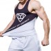 PRO Men's Elasticity Close Fitting Gym Vest Sports Running Quick Drying Sleeveless Tops Tees