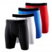 Mens Sports Tight Shorts Fitness Training Slim Breeches