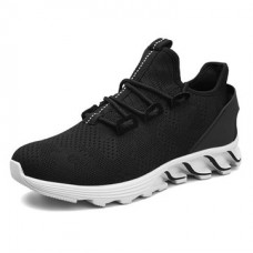 Men Lightweight Breathable Outdoor Athletic Running Shoes Casual Sneakers Slip-on Flat Sport Shoes