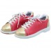 Newly Fashion Women Red Bowling Shoes Leather Shoes Casual Sport Mixed Color Shoes Sneakers