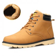 Men's Winter Keep Warm Snow Boots Hiking Camping Jungle Shoes Waterproof Windproof Fuzzy Shoes